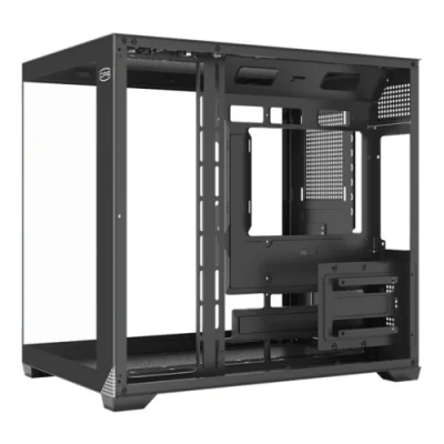 CARCASA PCCooler "C3 T700", middle tower, gaming, fara sursa, suporta 10xfan, USB Type-C x 1, USB 3.0 x 1, USB 2.0 x 1, audio+mic, 7 sloturi expansiune, negru, "C3 T700 BK"