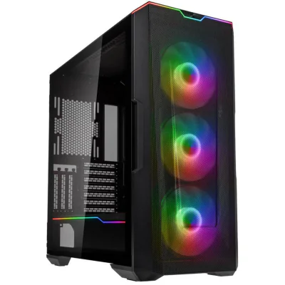 Carcasa PHANTEKS Eclipse G500A D-RGB Mid Tower ARGB NEGRU