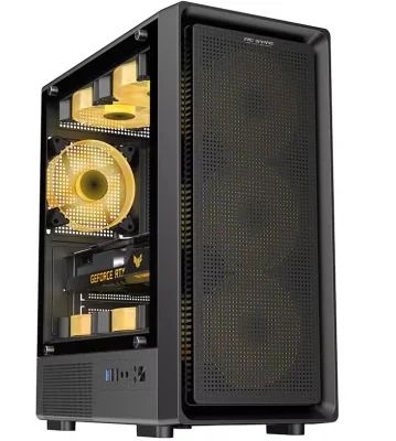 Carcasa PRO GAMING VISION Mid Tower ARGB NEGRU