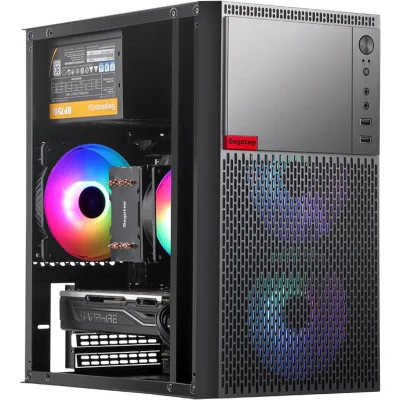 Carcasa Segotep Knight W3, RGB, Mini Tower, Black