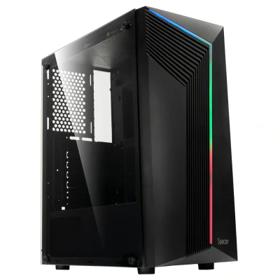 Carcasa SPACER WARRIOR Mid Tower NEGRU