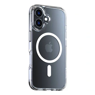 Carcasă Torras Diamond-Mag Series pentru iPhone 16 Plus (transparentă)