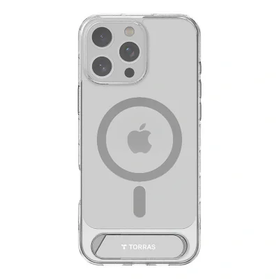 Carcasă Torras Pstand Series pentru iPhone 16 ProMax (transparentă)