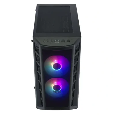 CARCASE Cooler Master MasterBox MB320L ARGB with Hub, MATX,Transparent front bezel,U3x2,TG side panel,ARGB fanx2,w/ARGB Hub, "MCB-B320L-KGNN-S02"