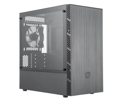 CARCASE Cooler Master MasterBox MB400L w/o ODD TG, U3*2+ Audio single jack,w/rear fan, TG, "MCB-B400L-KGNN-S00"