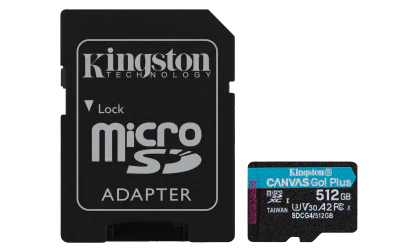 Card de Memorie Kingston 512GB Canvas Go! Plus CL10