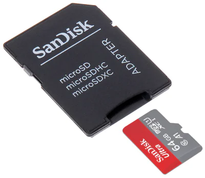 Card de memorie microSD SANDISK SD-MICRO-10/64-SAND, UHS-I, SDXC, 64 GB