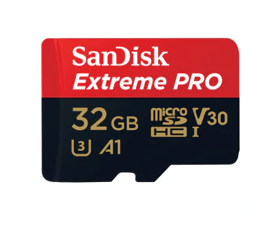 Card de Memorie MicroSDHC SanDisk Extreme Pro, 32GB, UHS-I, Class 10 + Adaptor