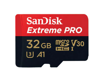 Card de Memorie MicroSDHC SanDisk Extreme Pro, 32GB, UHS-I, Class 10 + Adaptor