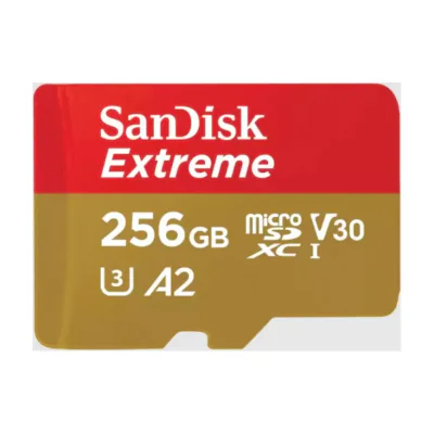 Card de Memorie MicroSDXC SanDisk, 256GB, UHS-I, Class 10, 80MB/s + Adaptor