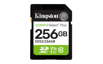 Card de Memorie SDXC Kingston 256GBCanvas Select Plus
