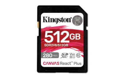 Card de Memorie SDXC Kingston 512GBCanvas React Plus