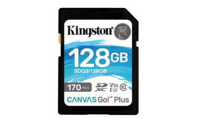 Card de Memorie SDXC Kingston Canvas GO Plus, 128GB, Class 10
