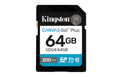 Card de Memorie SDXC Kingston64GBCanvas GO Plus