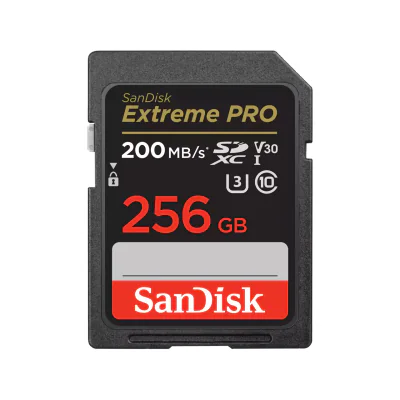 Card de Memorie SDXC SanDisk, 256GB, Clasa 10, Reading speed: 90MB/s