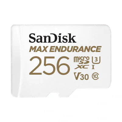 Card memorie Max Endurance microSDXC 256GB Class 10 U3 + Adapter "SDSQQVR-256G-GN6IA"