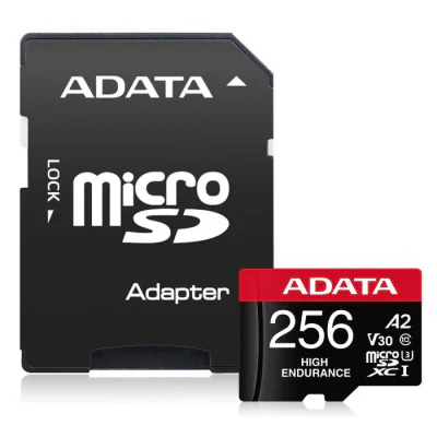Card MicroSD ADATA AUSDX256GUI3V30SHA2-RA1, 256GB, MicroSDXC, 100 MB/s citire, 80 MB/s scriere