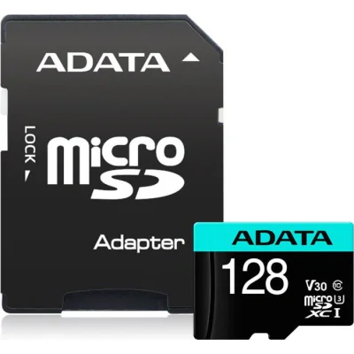 CARD MicroSDXC ADATA, 128GB, "AUSDX128GUI3V30SA2-RA1"