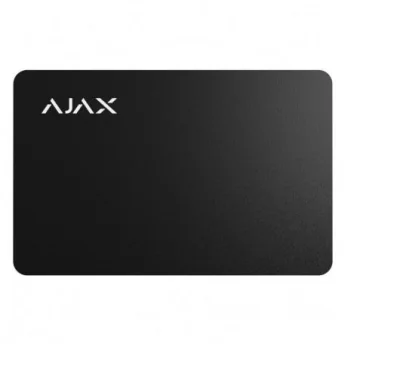 Cartela de proximitate Ajax Pass WH, 13.56 MHz, negru; Criptare 128-bit; Protectii: criptare, autentificare, interceptie semnal; Conectare: max 13 hub-uri; Capacitate sistem: max 50 - Hub 2, max 99 - Hub Plus, max 200 - Hub 2 Plus; Temperatura de fun