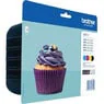 Brother LC-123VALBP, Black, Cyan, Magenta, Yellow, 4 pc(s), 600 pages, 600 pages, Multi pack
