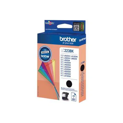 Brother LC-223BK, Black, 1 pc(s), 550 pages, Single pack