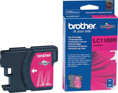 Brother LC1100HYM, High (XL) Yield, Magenta, Pigment-based ink, 1 pc(s), 750 pages, Single pack