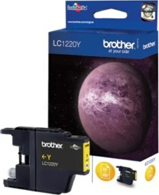 Brother Yellow Ink Cartridge, Standard Yield, Yellow, Pigment-based ink, 1 pc(s), 300 pages, Single pack