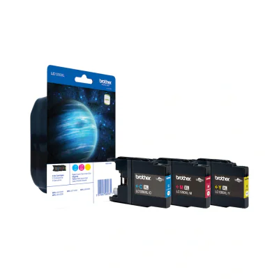 Brother LC1280XLRBWBP, Cyan, Magenta, Yellow, 3 pc(s), 1200 pages, Multi pack