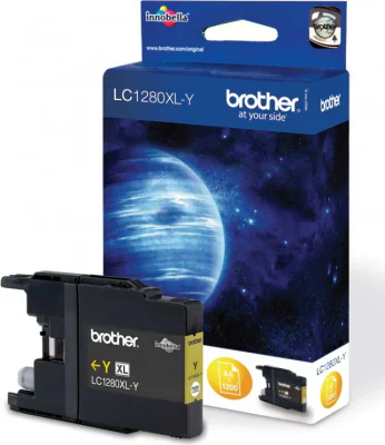 Cartuș cerneală BROTHER LC1280XLY, galben, pentru MFC-J5910DW MFC-J6510DW MFC-J6710DW MFC-J6910DW