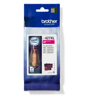 Brother LC427XLM, High (XL) Yield, Magenta, Pigment-based ink, 1 pc(s), 5000 pages, Single pack