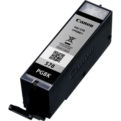 Canon PGI-570PGBK Pigment Black Ink Cartridge, Black, Pigment-based ink, 15 ml, 1 pc(s), 300 pages
