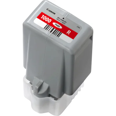 Canon PFI-1000R Red Ink Cartridge, Red, Pigment-based ink, 80 ml, 5355 pages