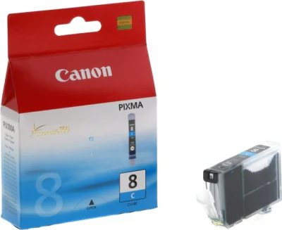 Canon CLI-8C Cyan Ink Cartridge, Cyan, 1 pc(s), 790 pages
