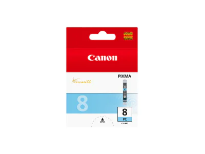 Canon CLI-8PC Photo Cyan Ink Cartridge, Photo cyan, Dye-based ink, 1 pc(s), 198 pages