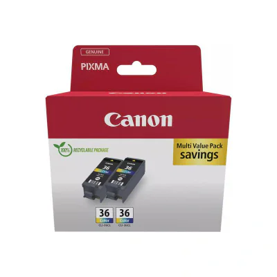 Canon 1511B025, Black, Cyan, Magenta, Yellow, 2 pc(s), Twin pack