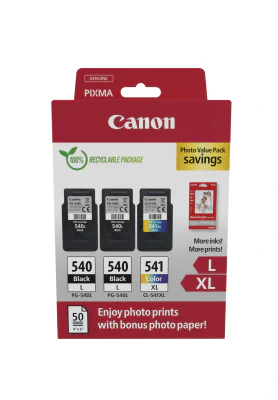 Canon 5224B015, Black, Cyan, Magenta, Yellow, 3 pc(s), Photo value pack