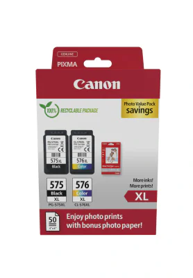 Canon 5437C006, High (XL) Yield, Black, Cyan, Magenta, Yellow, 2 pc(s), Value pack