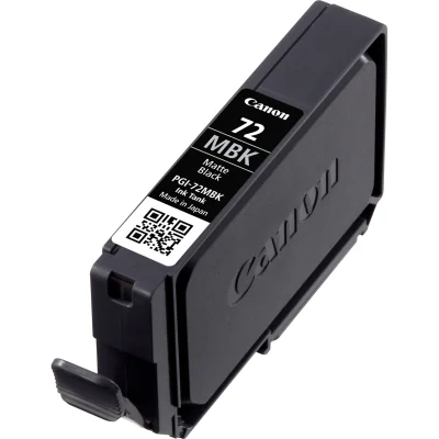 Canon PGI-72MBK Matte Black Ink Cartridge, Standard Yield, Matte black, Dye-based ink, 1 pc(s), 1640 pages