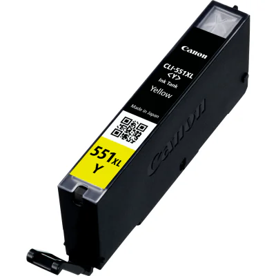 Canon CLI-551XL High Yield Yellow Ink Cartridge, High (XL) Yield, Yellow, Pigment-based ink, 1 pc(s), 715 pages