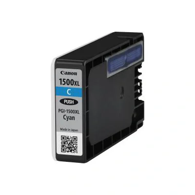 Canon PGI-1500XL High Yield Cyan Ink Cartridge, Cyan, 1 pc(s), 1020 pages