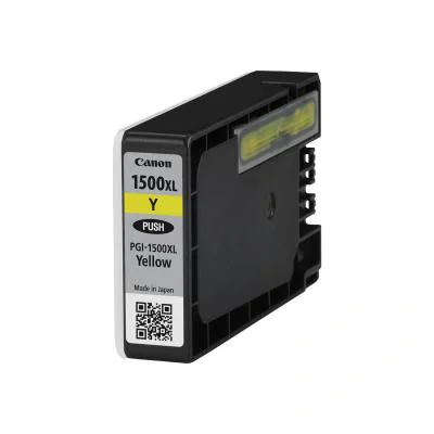 Canon PGI-1500XL High Yield Yellow Ink Cartridge, Yellow, Pigment-based ink, 1 pc(s), 935 pages