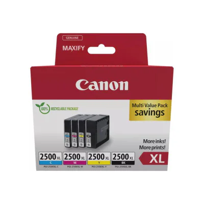 Canon 9254B010, High (XL) Yield, Black, Cyan, Magenta, Yellow, 4 pc(s), Multi pack