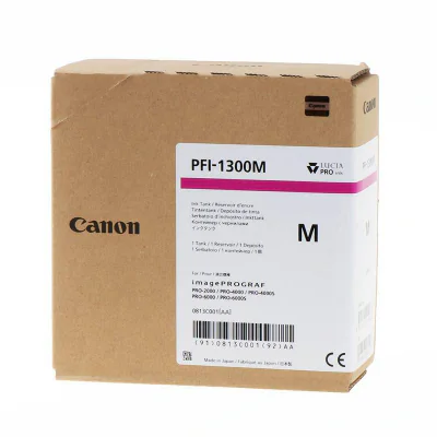Canon PFI-1300M, Magenta, Pigment-based ink, 330 ml