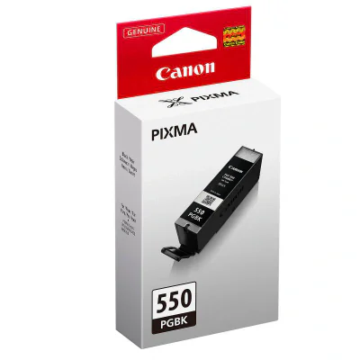 Cartus cerneala Canon PGI-550 PGBK, pigment black, capacitate 15ml, pentru Canon Pixma IP7250, Pixma IP8750, Pixma IX6850, Pixma MG5450, Pixma MG5550, Pixma MG6350, Pixma MG6450, Pixma MG7150, Pixma MX925.