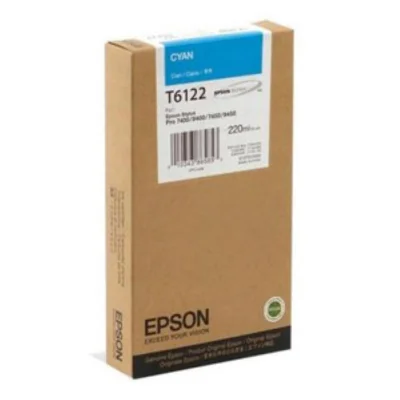 Cartuș cerneală EPSON Cartuş Cyan T612200 220 ml, cyan, pentru Stylus Pro 7450