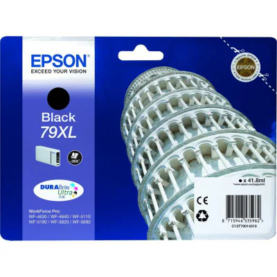 Cartuș cerneală EPSON Singlepack Black 79XL DURABrite Ultra, negru, pentru WorkForce Pro WF-5620DWF