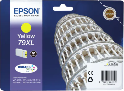 Cartuș cerneală EPSON Singlepack Yellow 79XL DURABrite Ultra, galben, pentru WorkForce Pro WF-5620DWF