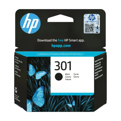 Cartuș cerneală HP 301 Original, negru, 3 ml, 170 pagini
