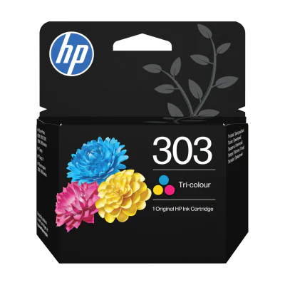 Cartuș cerneală HP 303 Tri-color, 165 pagini, compatibil HP Envy 6200, 7134, 7220e, 7800, 7900e, Black