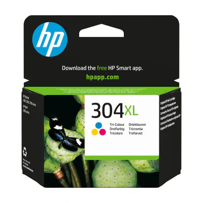 Cartuș cerneală HP 304XL Tri-color Original, 7 ml, 300 pagini